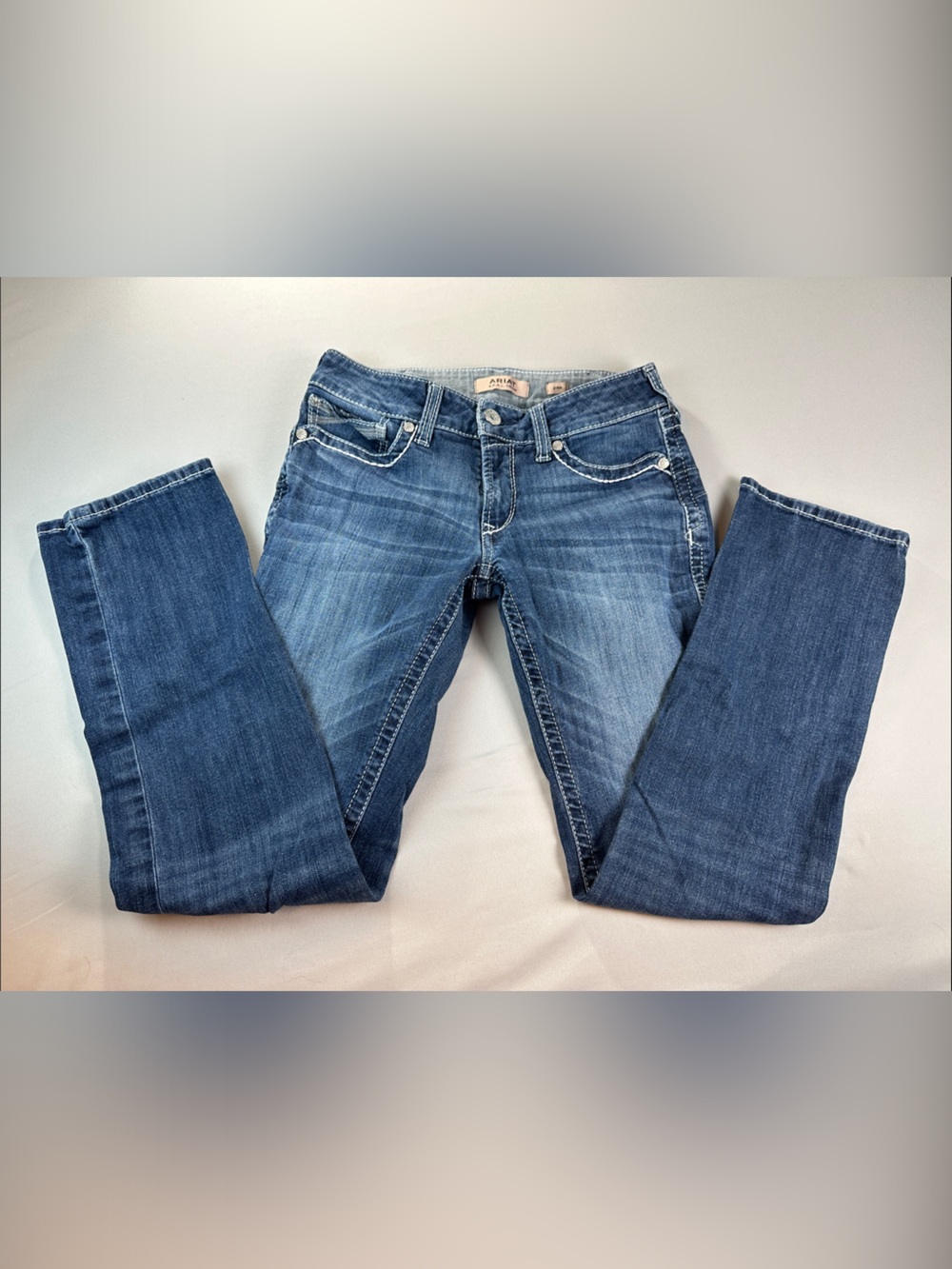 Ariat REAL Denim Women's Jeans 29 29x31 Mid Rise Straight Y2K